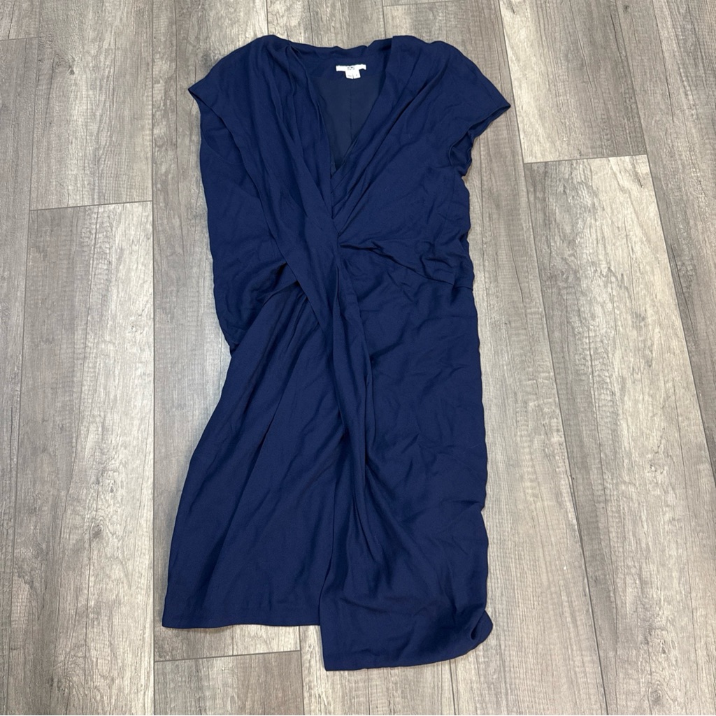 Helmut Lang Deep Blue Mini Dress